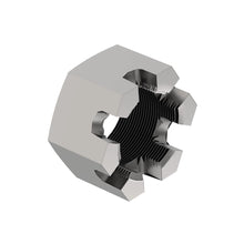 John Deere 14M7462:  Hexagonal Slotted Nut, M8