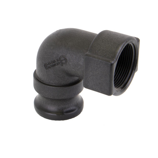 Banjo 150A90: 1 1/2" Male Adapter X 1 1/2" Female Thread Poly Cam Lever Coupling