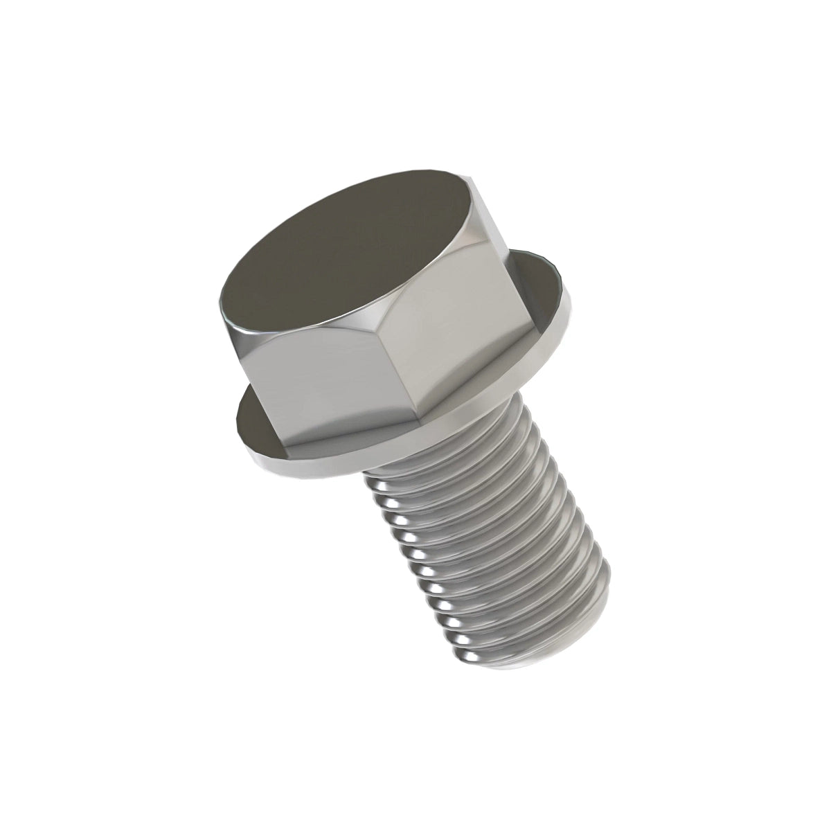 John Deere 19M7774:  Hexagonal Head Flange Bolt, M6 X 12