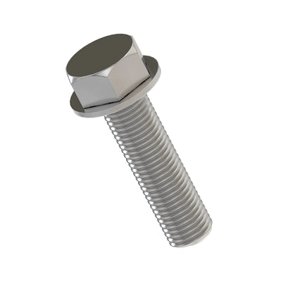 John Deere 19M7796:  Hexagonal Head Flange Bolt, M6 X 30