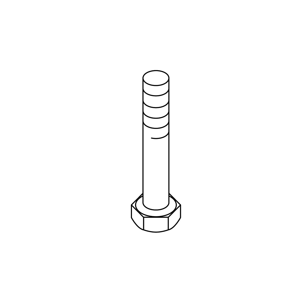 John Deere 19M9139:  Hexagonal Head Screw, M20 X 130
