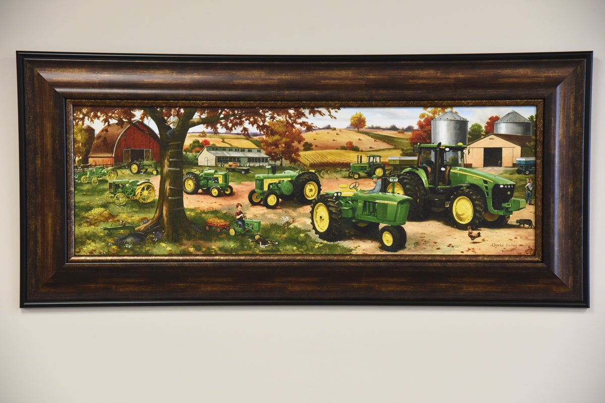 "Legacy of Deere" Framed Canvas Print