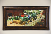 "John Deere Legends" Framed Canvas Print