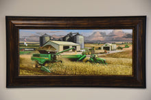 "King of Harvest" Framed Canvas Print