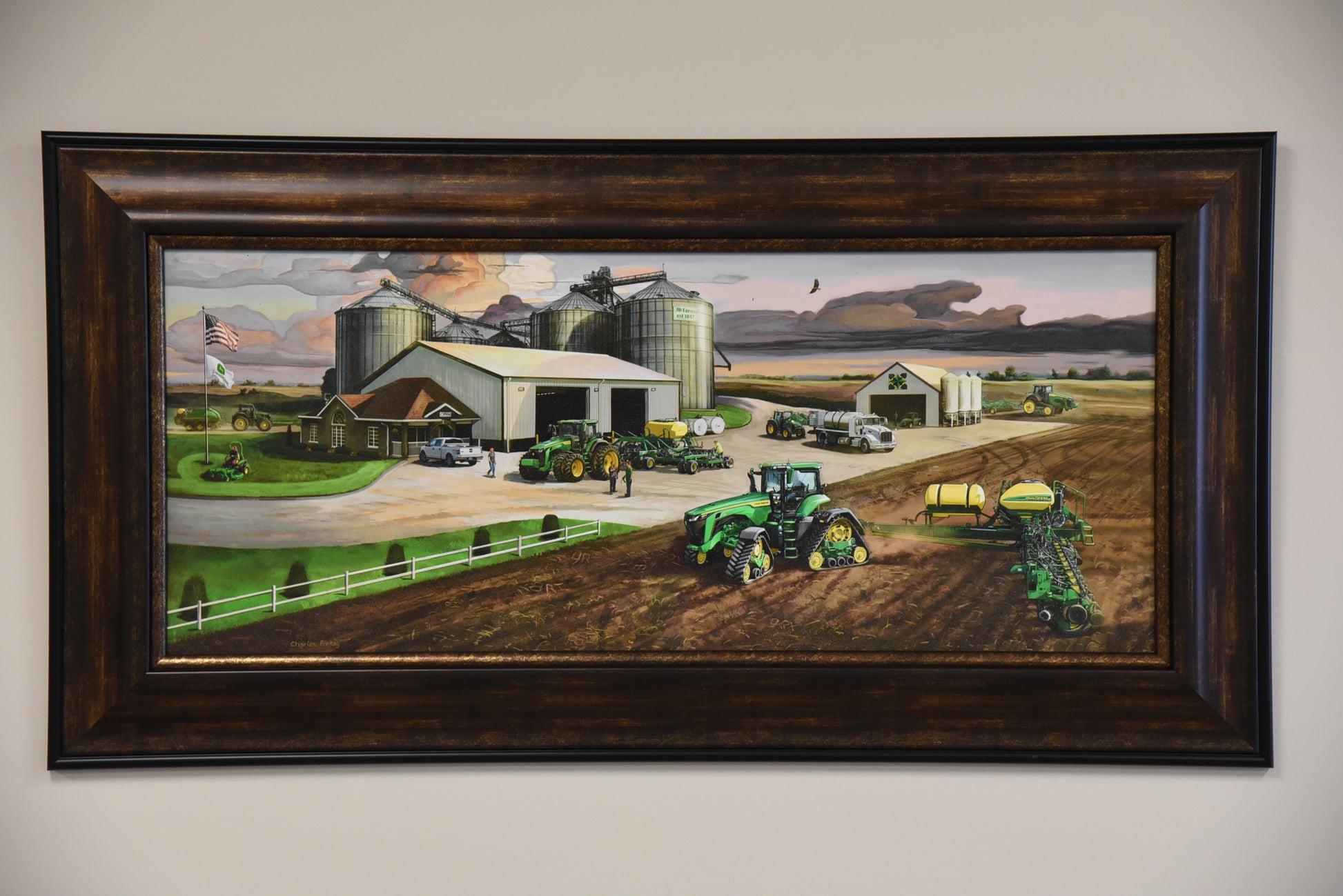 "Spring Ahead" Framed Canvas Print