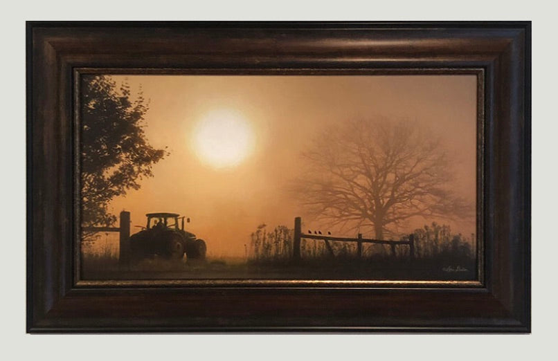 "Start Your Engines" Framed Canvas Print