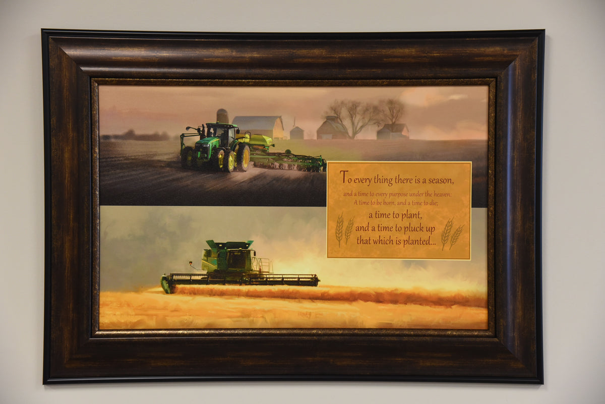 "Every Season" Framed Canvas Print