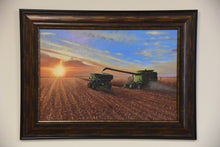 "Harvest Sunset" Framed Canvas Print