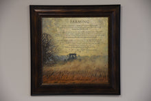 "Farming" Framed Canvas Print