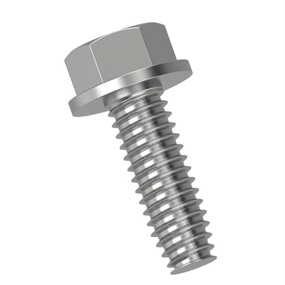 John Deere 37H24: Hexagonal Flange Head Self-Tapping Screw, 1/4" X 3/4"