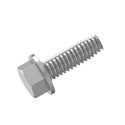 John Deere 37H24: Hexagonal Flange Head Self-Tapping Screw, 1/4" X 3/4"
