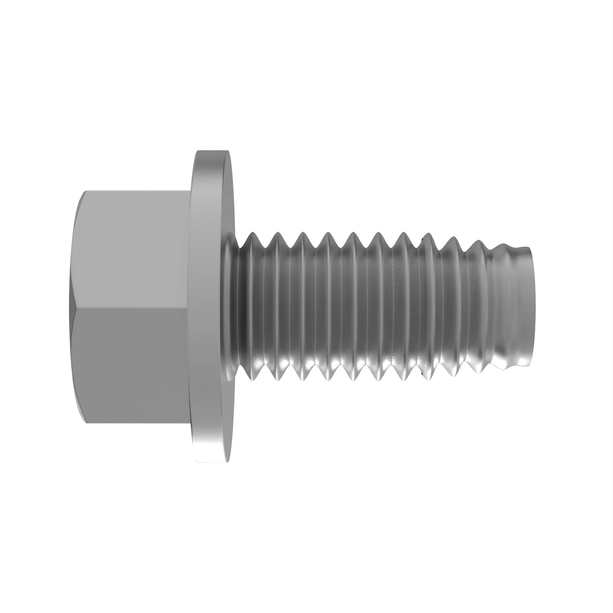 John Deere 37H51: Hexagonal Flange Head Self-Tapping Screw, 1/4" X 1/2"