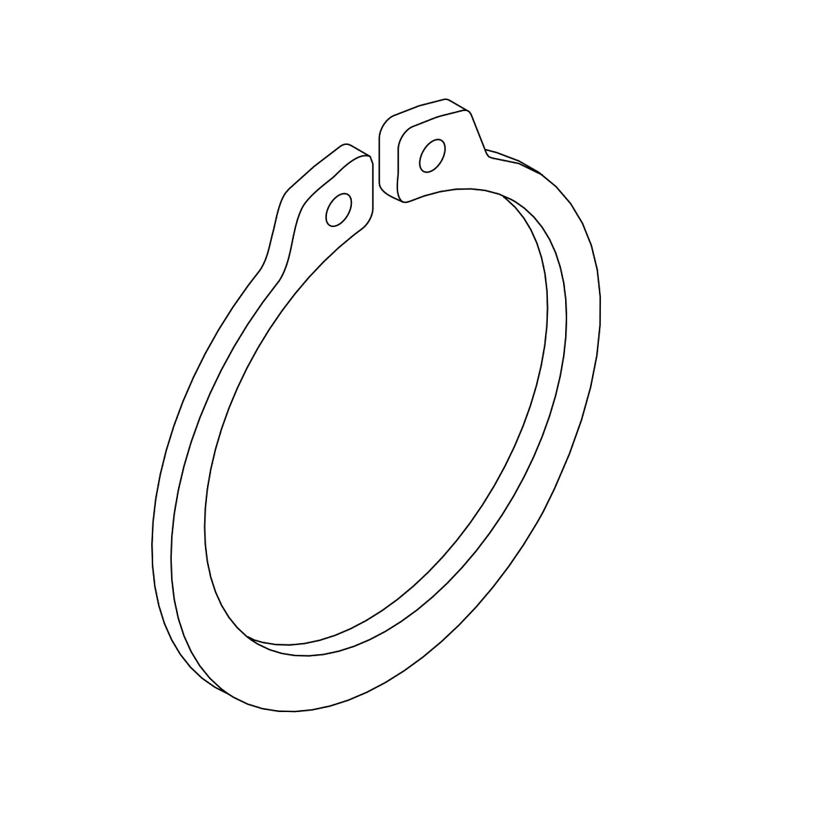 John Deere 40M7084:  External Snap Ring