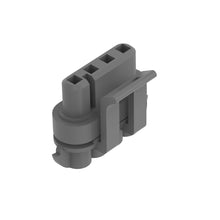 John Deere 57M10205: Gray External Electrical Connector Housing, 4 Cavities