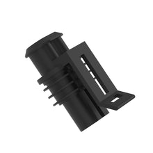 John Deere 57M10497: Tyco Black Internal Electrical Connector Housing, 2 Cavities