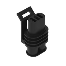 John Deere 57M10497: Tyco Black Internal Electrical Connector Housing, 2 Cavities