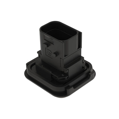 John Deere 57M10847: Black Internal Electrical Connector Housing, 8 Cavities