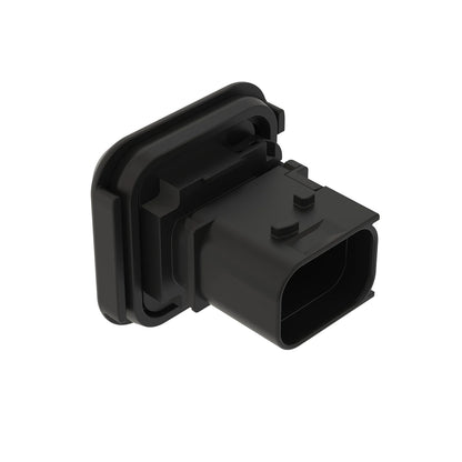 John Deere 57M10847:  Black Internal Electrical Connector Housing, 8 Cavities