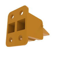John Deere 57M11117: Orange Electrical Connector, 4 Cavities