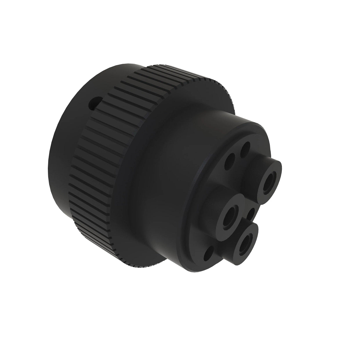 John Deere 57M11734: Black Internal Electrical Connector Housing, 7 Cavities