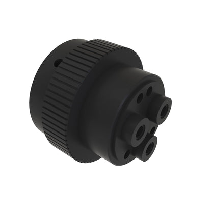 John Deere 57M11734: Black Internal Electrical Connector Housing, 7 Cavities