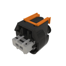 John Deere 57M12926: Black External Electrical Connector Housing, 2 Cavities