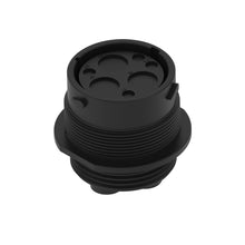 John Deere 57M13142: Black External Electrical Connector Housing, 6 Cavities