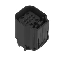 John Deere 57M13278: Tyco Black External Electrical Connector Housing, 8 Cavities