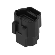 John Deere 57M13604: Black Internal Electrical Connector Housing, 3 Cavities