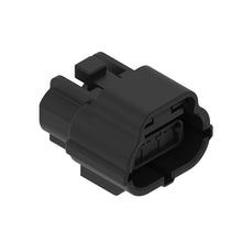 John Deere 57M13604:  Black Internal Electrical Connector Housing, 3 Cavities