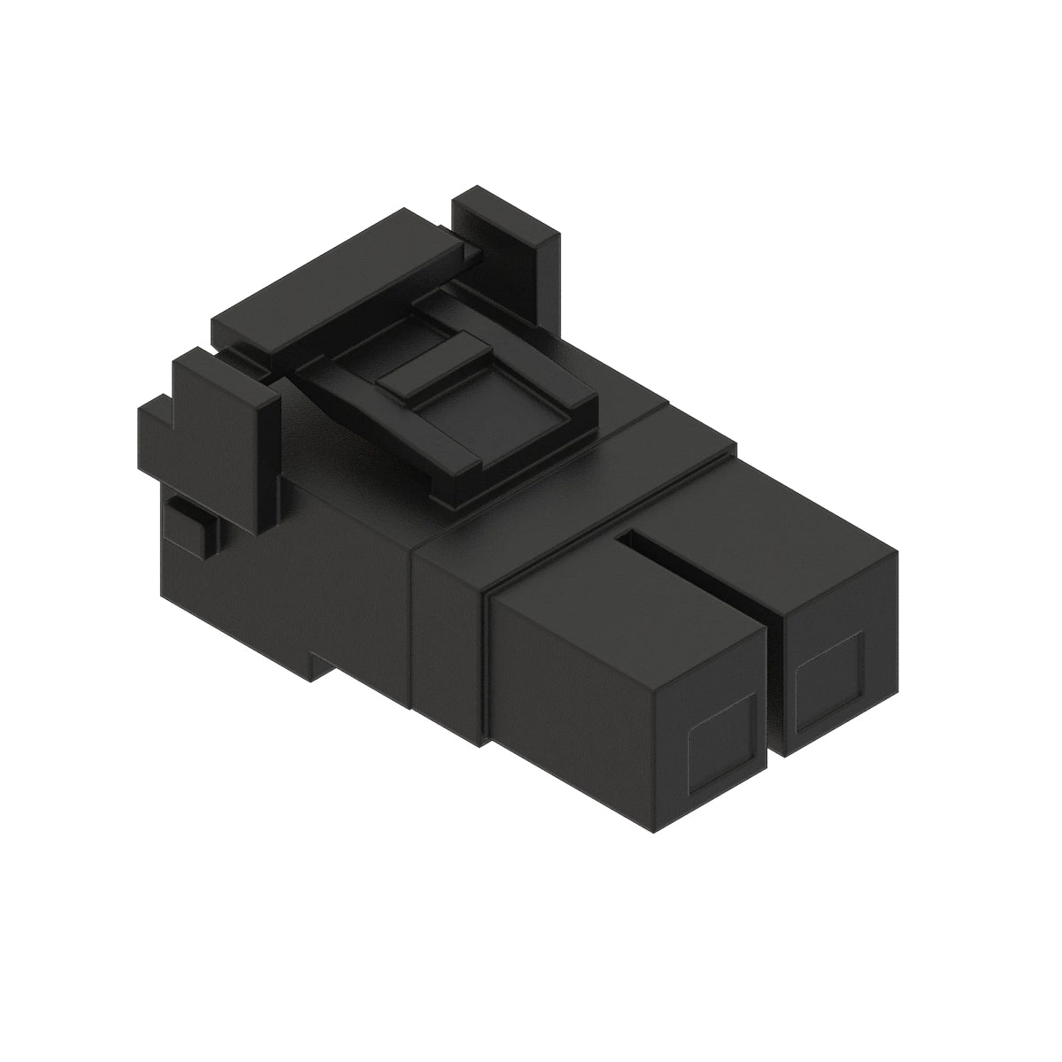 John Deere 57M14930:  Natural External Electrical Connector Housing, 2 Cavities