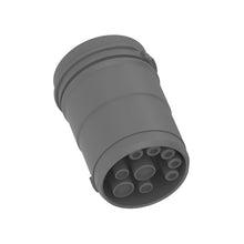 John Deere 57M15226: Gray Internal Electrical Connector Housing, 9 Cavities
