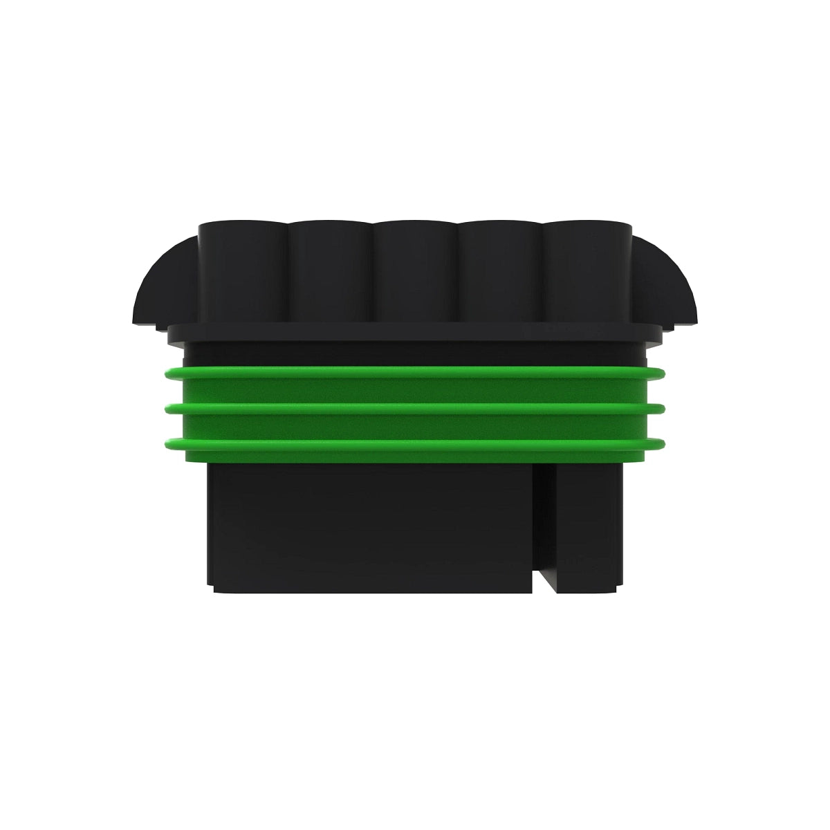 John Deere 57M7262: Black External Electrical Connector Housing, 10 Cavities