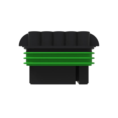John Deere 57M7262: Black External Electrical Connector Housing, 10 Cavities