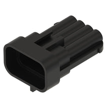 John Deere 57M7264: Black Internal Electrical Connector Housing, 8 Cavities