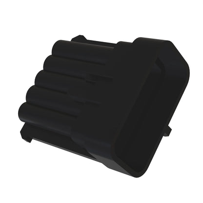 John Deere 57M7265: Black Internal Electrical Connector Housing, 10 Cavities