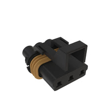 John Deere 57M7280: Black External Electrical Connector Housing, 3 Cavities