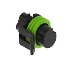 John Deere 57M7349: Black External Electrical Connector, 4 Cavities