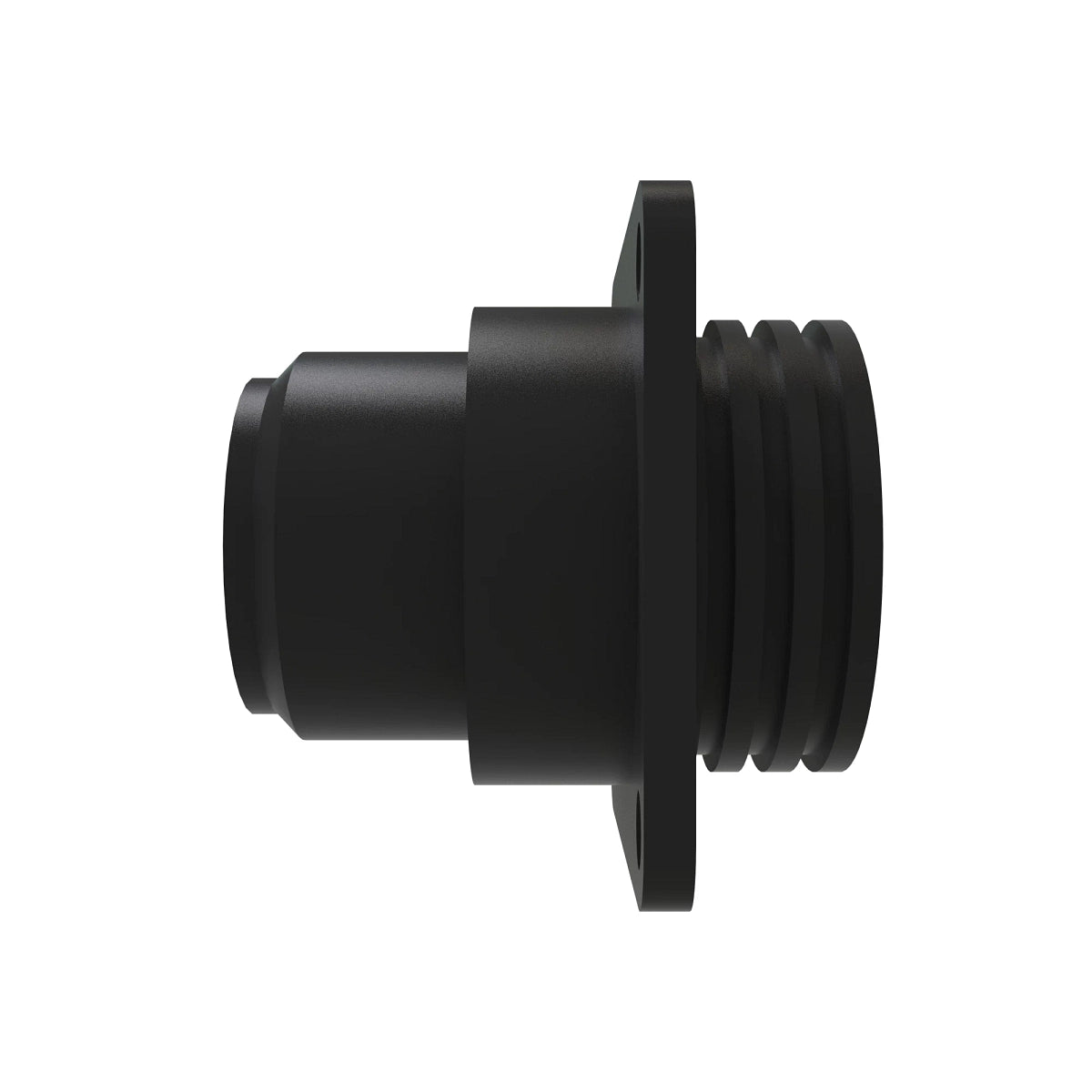 John Deere 57M7390: Tyco Black External Electrical Connector Housing, 3 Cavities