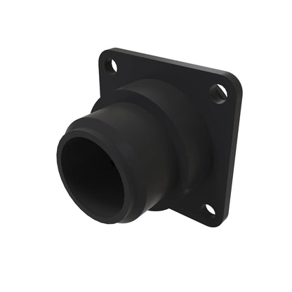 John Deere 57M7390: Tyco Black External Electrical Connector Housing, 3 Cavities