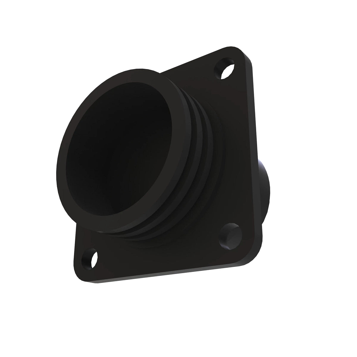 John Deere 57M7390:  Tyco Black External Electrical Connector Housing, 3 Cavities