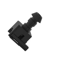 John Deere 57M7406: Tyco Black External Electrical Connector Housing, 2 Cavities