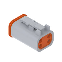 John Deere 57M7535:  Gray Internal Electrical Connector Terminal, 4 Cavities