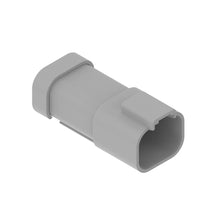 John Deere 57M7628:  Gray External Electrical Connector Assembly, 4 Cavities