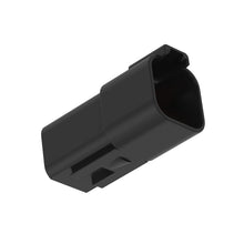 John Deere 57M7629: Gray External Electrical Connector Housing, 6 Cavities