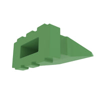 John Deere 57M7678: Orange Electrical Connector Terminal, 6 Cavities