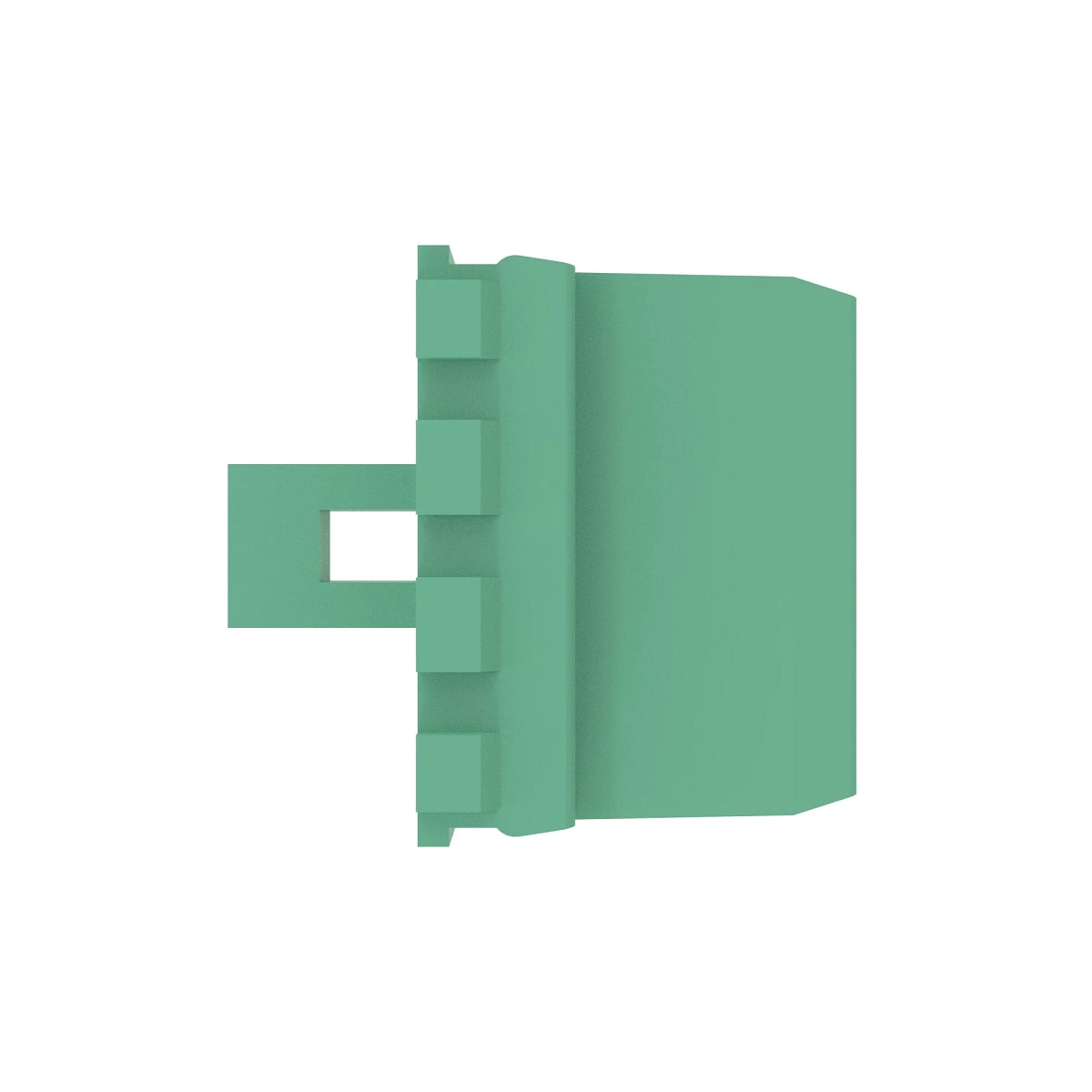 John Deere 57M7680: Orange Electrical Connector Terminal, 8 Cavities