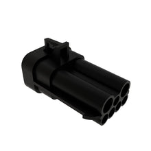 John Deere 57M7697: Black Internal Electrical Connector Assembly, 7 Cavities