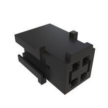 John Deere 57M7713: Black Internal Electrical Connector Assembly, 4 Cavities