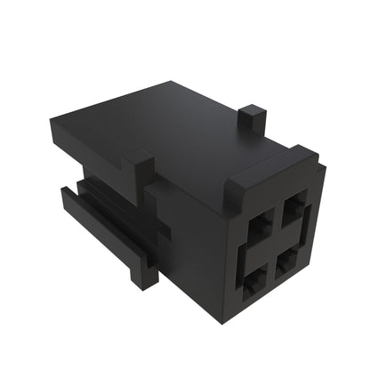 John Deere 57M7713: Black Internal Electrical Connector Assembly, 4 Cavities